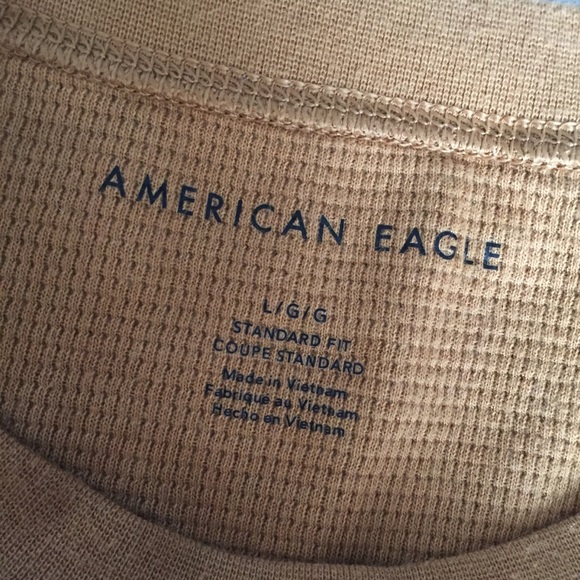 American Eagle Long Sleeve Colorblock Thermal - Picture 3 of 4